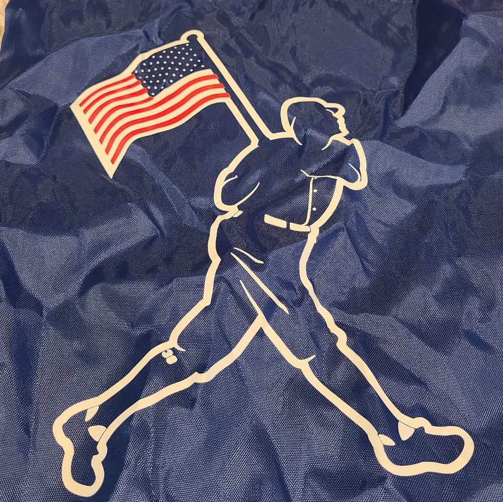 Baseballism Drawstring Nylon Backpack - Picture 4 of 5